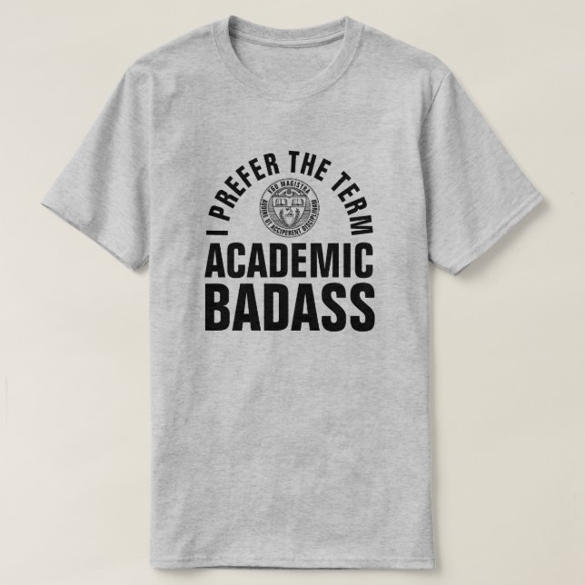 T-shirt Professeur drôle scolaire de Badass (Design devant)