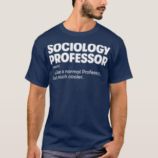 T-shirt Professeur en sociologie1