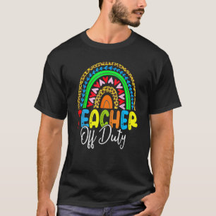 T-shirt Professeur Hors Service Dernier Jour De L'École Ar