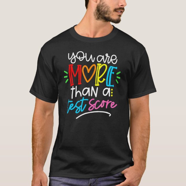 T-shirt Professeur Le Jour De L'Examen Vous Êtes Plus Qu'U (Devant)
