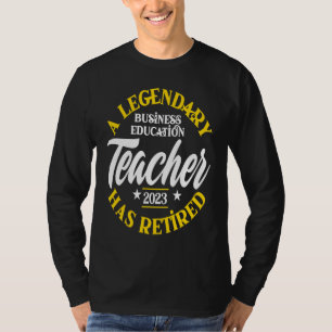 T-shirt Professeur légendaire d'enseignement commercial à