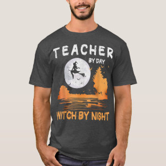 T-shirt Professeur Par Jour Sorcière Par Nuit Femmes Hallo