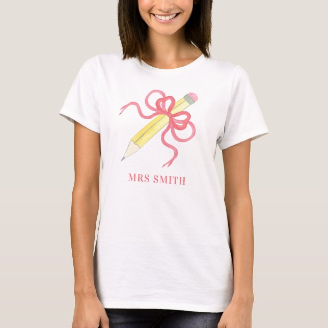 T-shirt Professeur | Premier jour de l'école Coquette Cray (Devant)