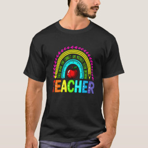 T-shirt Professeur Rainbow Graphisme Inspirationnel Enseig