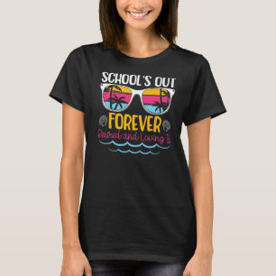 T-shirt Professeur retraité Fête de retraite d'été