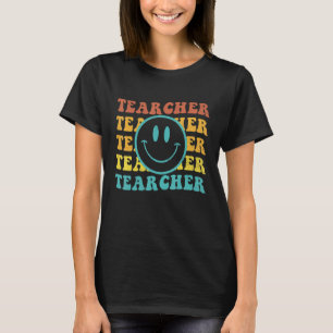 T-shirt Professeur Rétro Inspirant Coloré École Primaire S