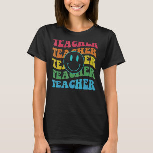 T-shirt Professeur rétro Inspirationnel Coloré Élémentaire