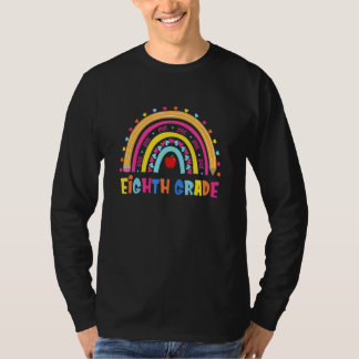 T-shirt Professeur stagiaire arc-en-ciel de huitième année