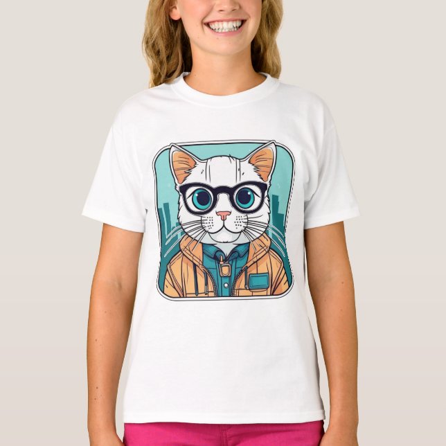 T-shirt Professeur Whiskers (Devant)