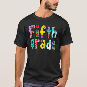 T-shirt Professeure des filles de cinquième année Équipe 5