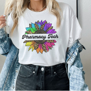 T-shirt Profession de technologie de la pharmacie Arc-en-c