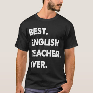 T-shirt Profession d'enseignant anglais Meilleur Enseignan