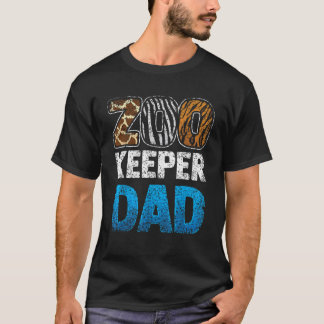 T-shirt Profession Job Animal Safari Zoo Keeper Dad Zookee
