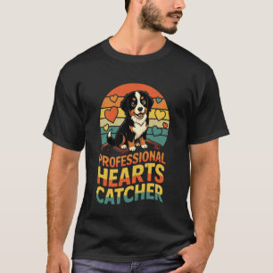 T-shirt Professional Hearts Catcher Chien de montagne bern