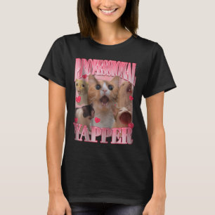 T-shirt Professional Yapper Chat Drôle Mème
