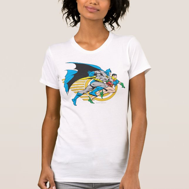 T-shirt Profil Batman & Robin (Devant)