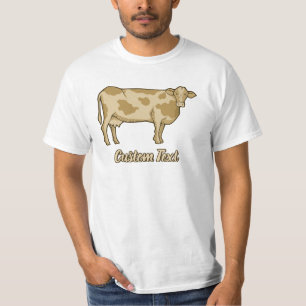 T-shirt profil de vache