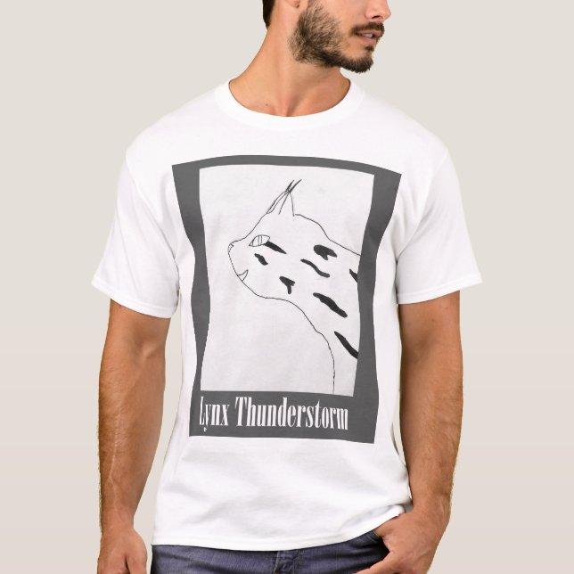 T-shirt Profil d'orage Lynx (Devant)