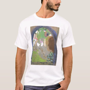 T-shirt Profil d'une femme à une fenêtre, c.1912