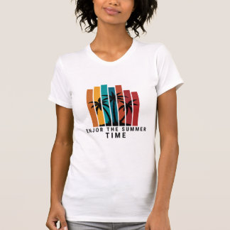 T-shirt Profitez de l'été Vibes T-Shirt-Fun Summer Graphic