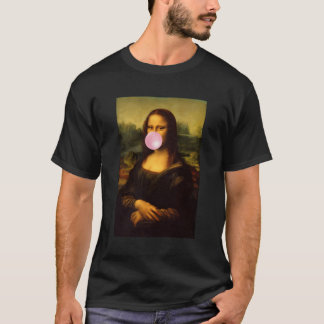 T-shirt Profitez de porter Français Mona Lisa Chevronner B