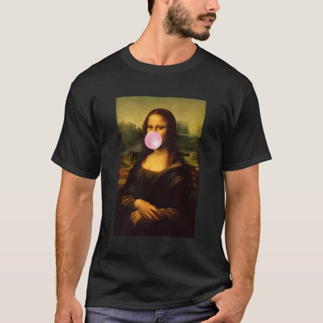 T-shirt Profitez de porter Français Mona Lisa Chevronner B (Devant)