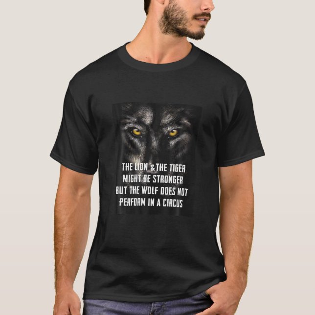 T-shirt Profitez des citations de loups sauvages Cool Tee  (Devant)