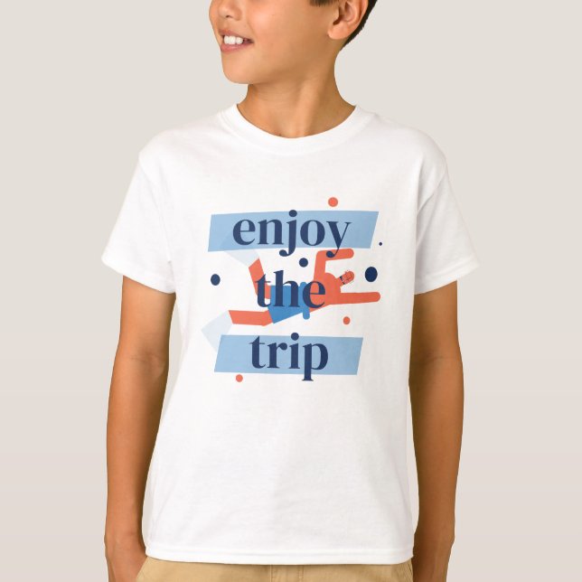 T-shirt Profitez du voyage (Devant)