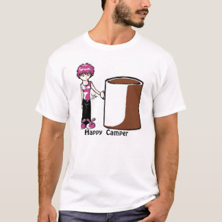 T-shirt Profondément satisfait, en couleurs