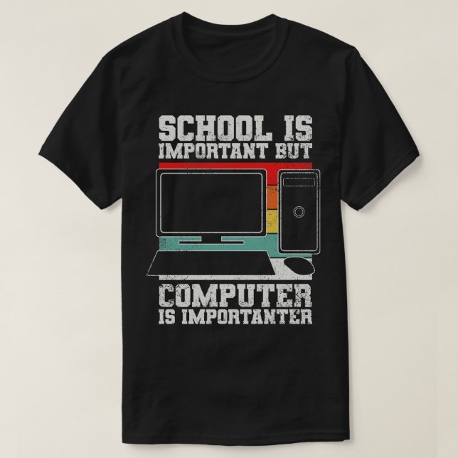 T-shirt Programmateur informatique Informatique (Design devant)