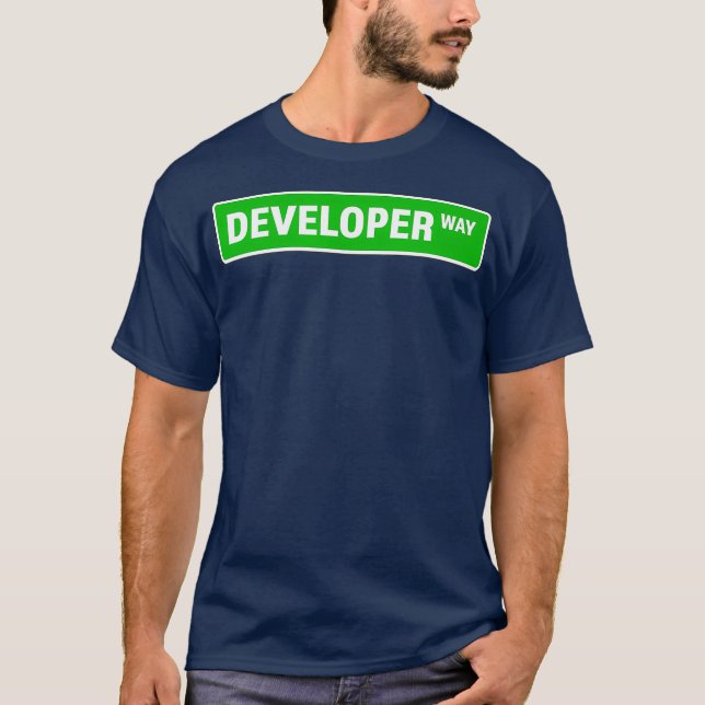 T-shirt Programmation DEVELOPER pour les programmeurs (Devant)