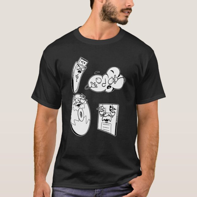 T-shirt Programmation Geek d'ordinateur Programmeur 1 (Devant)