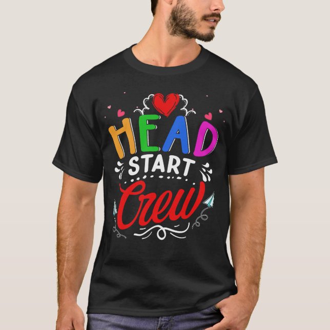 T-shirt Programme d'aide préscolaire Enseignant l'éducatio (Devant)