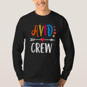 T-shirt Programme d'équipe Avid Éducateur Appréciation de