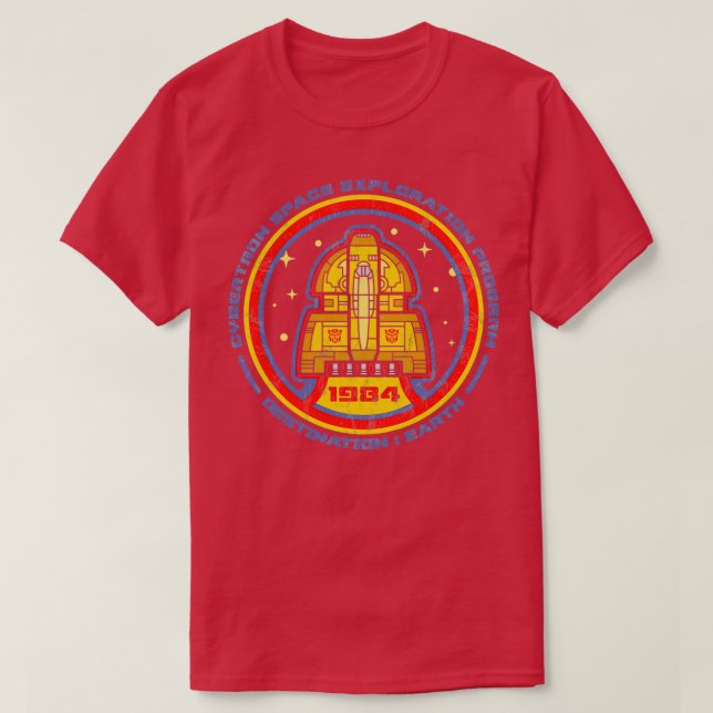 T-shirt Programme d'exploration spatiale de Cybertron (Design devant)
