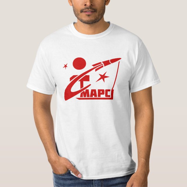 T-shirt Programme spatial de Mars de Soviétique (Devant)