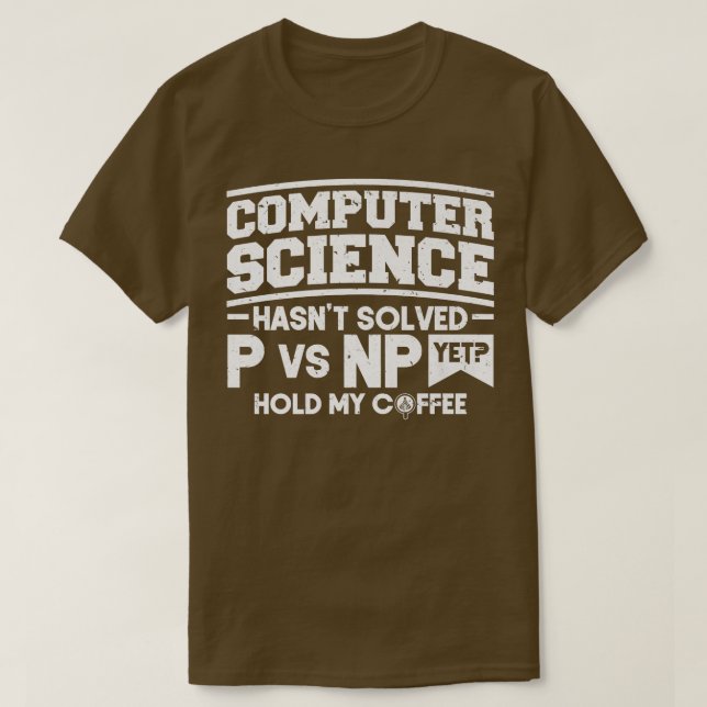 T-shirt Programmer Coding Informatique n'a pas résolu P (Design devant)