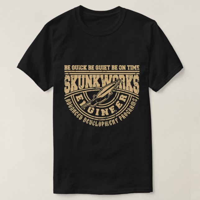 T-shirt Programmes de développement avancé de Skunkworks E (Design devant)
