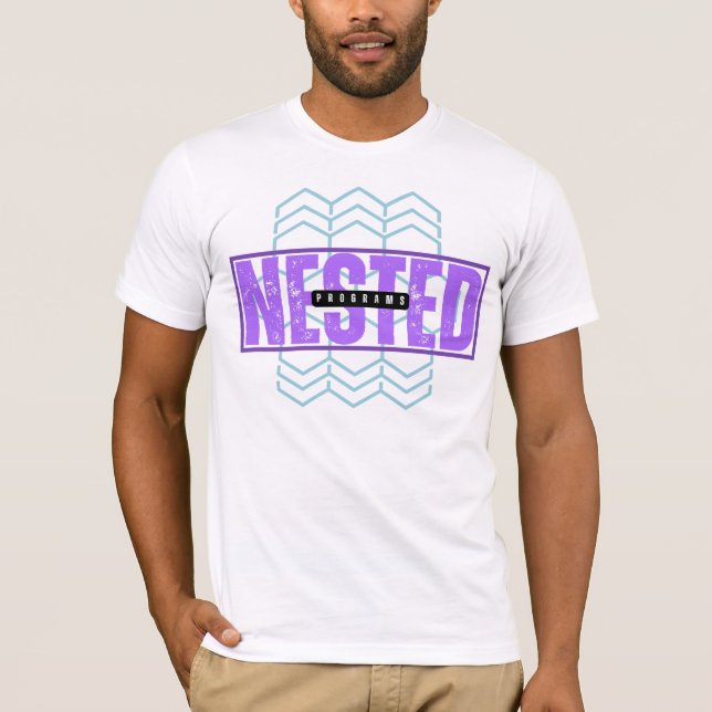 T-shirt Programmes imbriqués dans la programmation mainfra (Devant)