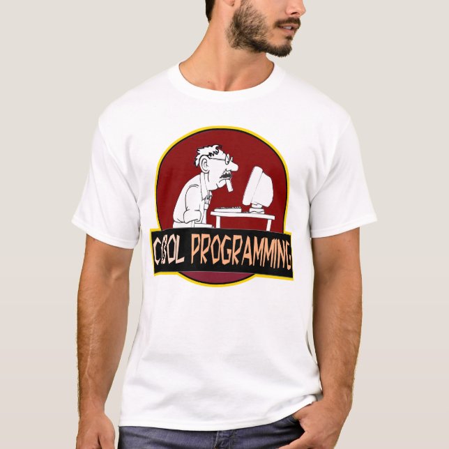T-shirt Programmeur COBOL - Légende du codage à l'ancienne (Devant)