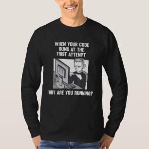T-shirt Programmeur Coder Drôle Développeur Logiciel Et Ne