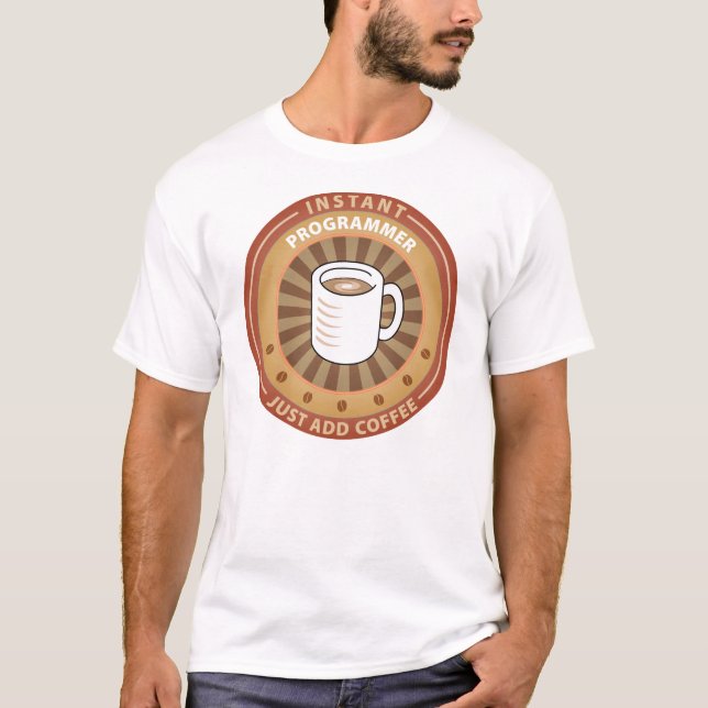 T-shirt Programmeur instantané (Devant)