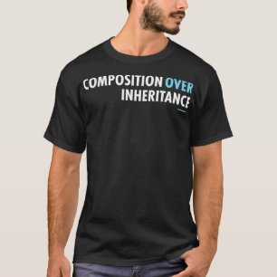 T-shirt Programmeur principal de la composition par rappor