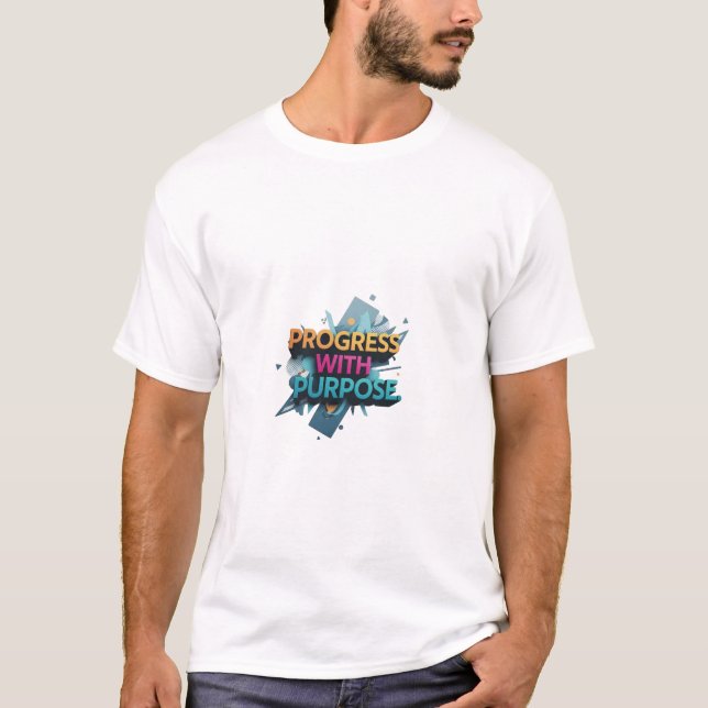 T-shirt Progrès avec Objectif (Devant)