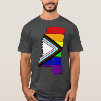 T-shirt Progrès drapeau de la fierté Mississippi