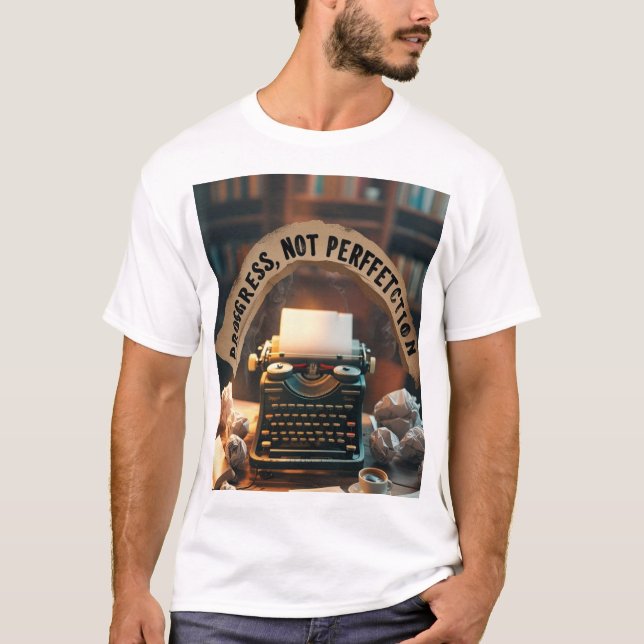 T-shirt Progrès, pas perfection (Devant)