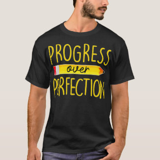 T-shirt Progrès sur l'enseignant de motivation (104)