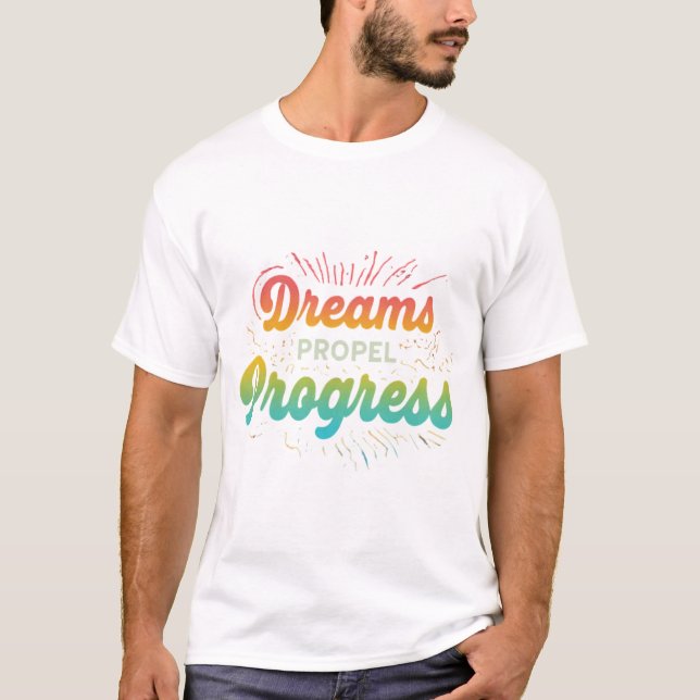 T-shirt Progression de la propagation des rêves (Devant)