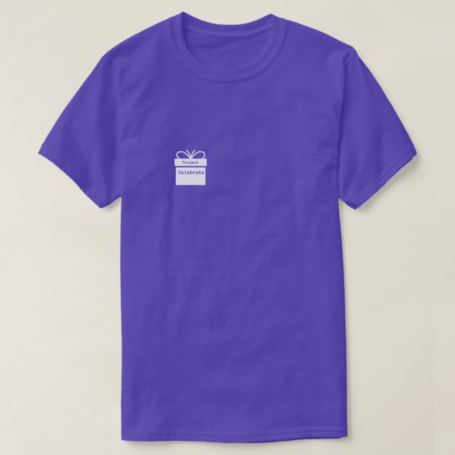 T-shirt Project Celebrate - Basic T (Design devant)