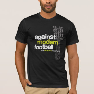 T-shirt Projecteurs de vieille école d'amour (noir/gris)